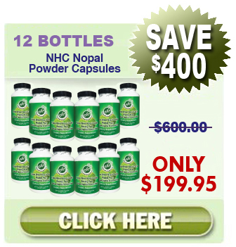 Existing Client Special - 12 Bottles Nopal (120 caps / 500 mg)